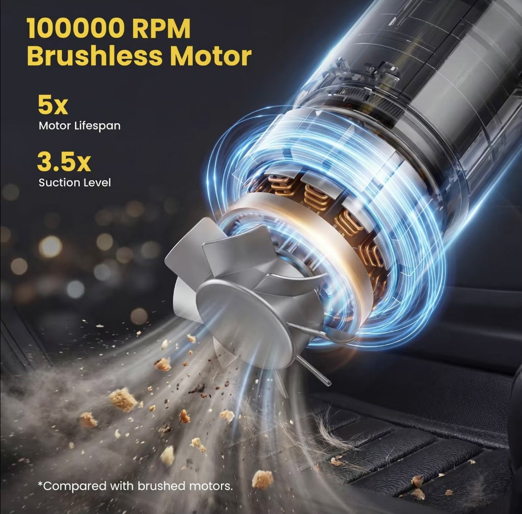 Hand held vacuum 3 in 1 strong voltage 15,000