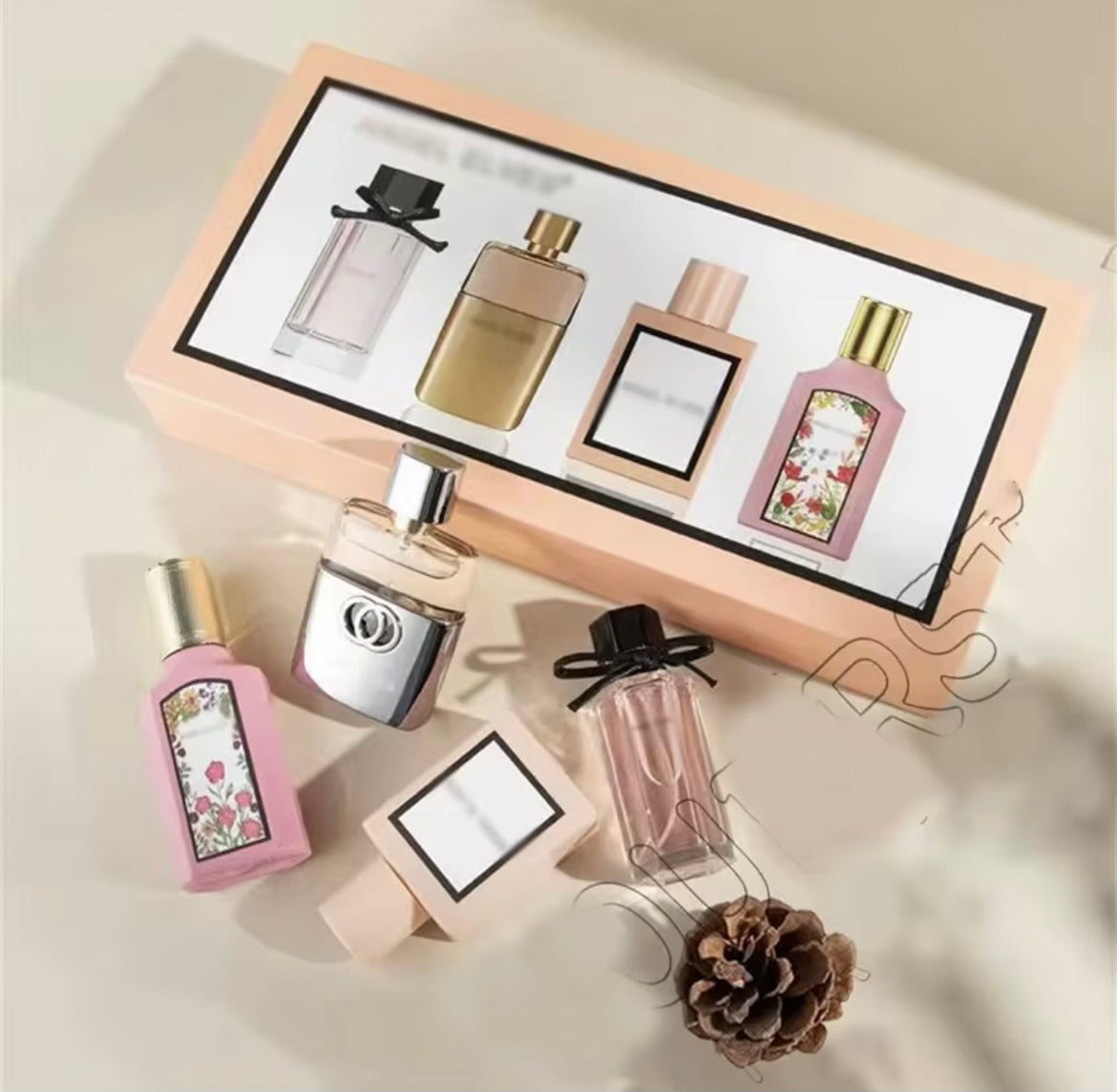 Perfume Women Gift Box Four Piece Set Plant Floral Scent Allure Lasting Fragrance Exudes Feminine Charm