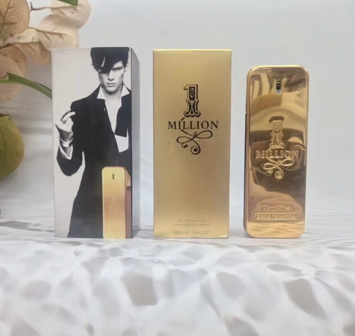 Million by Paco Rabanne Eau De Toilette Spray 3.4 oz for Men Brand New Valentine's Day Gift